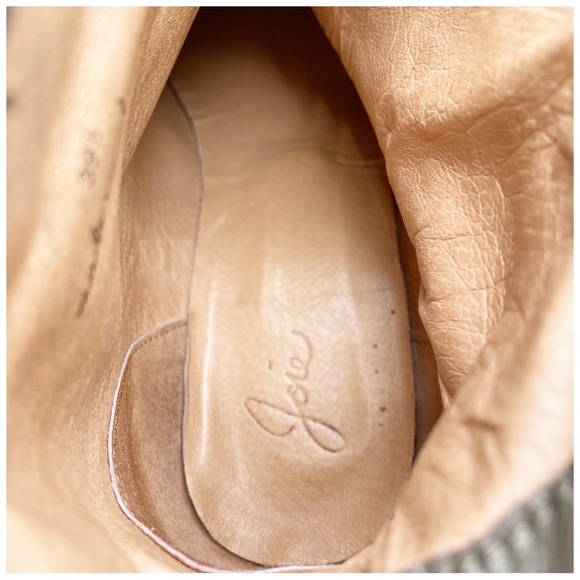 Joie Keaton Gray Suede Fringe Booties Size 39.5 - Picture 11 of 14